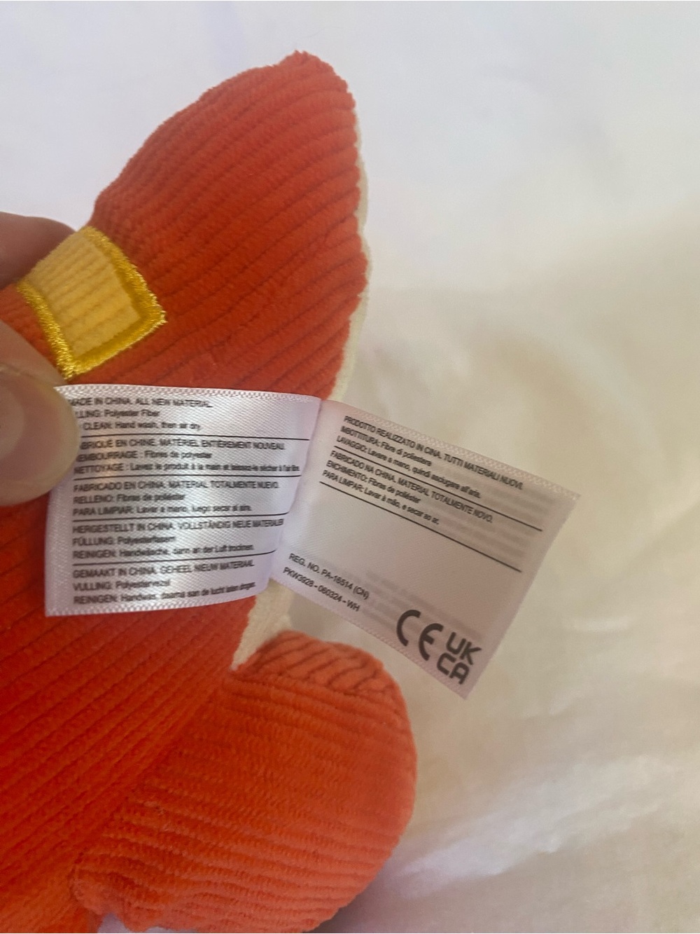 Pokémon Corduroy Fuecoco Plush Nintendo Creature Game Freak Collectible - Picture 10 of 12